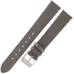 TEKLA J6 - 16mm - Jaszczurka - SZARY - Skórzany pasek do zegarka