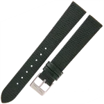 TEKLA J8 - 16mm - Jaszczurka - ZIELONY - Skórzany pasek do zegarka
