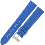 TEKLA J4A - 18mm - Jaszczurka - NIEBIESKI - Skórzany pasek do zegarka