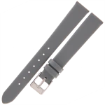 TEKLA G6B - 14mm - Gładki - SZARY - Skórzany pasek do zegarka