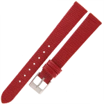 TEKLA J3 - 14mm - Jaszczurka - CZERWONY - Skórzany pasek do zegarka