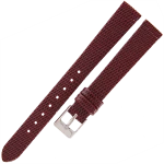 TEKLA J9 - 14mm - Jaszczurka - BORDOWY - Skórzany pasek do zegarka