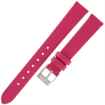 TEKLA G10C - 14mm - Gładki - CIEMNY RÓŻOWY - Skórzany pasek do zegarka