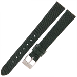 TEKLA J8 - 14mm - Jaszczurka - ZIELONY - Skórzany pasek do zegarka