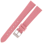 TEKLA J10A - 14mm - Jaszczurka - JASNY RÓŻOWY - Skórzany pasek do zegarka