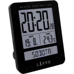 LAVVU LAR0021 - 7,2x9,2cm - CZARNY - Budzik elektroniczny