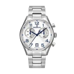 DELBANA Fiorentino Chronograph - Silver/Silver - Męski - Zegarek kwarcowy