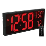 JVD DH309.2 - 41x17cm - Czarny/Czerwony - Zegar elektroniczny