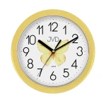JVD HP612.D10 - 25cm - ŻÓŁTY (Motyl) - Zegar ścienny