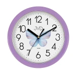 JVD HP612.D11 - 25cm - FIOLETOWY (Motyl) - Zegar ścienny