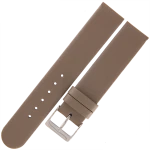 TEKLA A6 - 18mm - SZARY - Pasek do zegarka z wegańskiej skóry