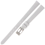 TEKLA J5 - 10mm - Jaszczurka - BIAŁY - Skórzany pasek do zegarka