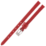 TEKLA J3 - 06mm - Jaszczurka - CZERWONY - Skórzany pasek do zegarka