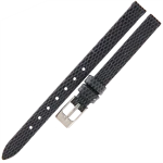 TEKLA J6B - 08mm - Jaszczurka - SZARY - Skórzany pasek do zegarka