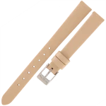 TEKLA G10 - 12mm  - Gładki - KREMOWY - Skórzany pasek do zegarka