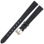 TEKLA J6B - 12mm - Jaszczurka - SZARY - Skórzany pasek do zegarka
