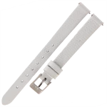 TEKLA JQ5 - 12mm - Jaszczurka - BIAŁY - Skórzany pasek do zegarka