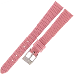 TEKLA J10A - 12mm - Jaszczurka - JASNY RÓŻOWY - Skórzany pasek do zegarka