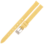 TEKLA J3E - 08mm - Jaszczurka - ŻÓŁTY - Skórzany pasek do zegarka