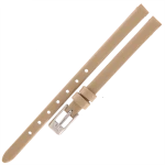 TEKLA G7B - 06mm - Gładki - CIEMNY BEŻOWY - Skórzany pasek do zegarka