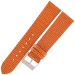 TEKLA J3B - 20mm - Jaszczurka - POMARAŃCZOWY - Skórzany pasek do zegarka