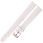TEKLA G5P - 14mm - BIAŁY (lakierowany) - Skórzany pasek do zegarka