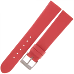 TEKLA GN15 - 18mm - Gładki - KORALOWY - Skórzany pasek do zegarka