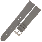 TEKLA G6A - 18mm - Gładki - SIWY - Skórzany pasek do zegarka