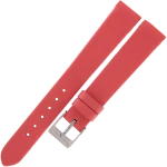 TEKLA GN15 - 14mm - Gładki - KORALOWY - Skórzany pasek do zegarka