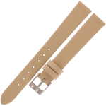 TEKLA G10 - 14mm  - Gładki - KREMOWY - Skórzany pasek do zegarka