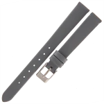TEKLA G6B - 12mm - Gładki - SZARY - Skórzany pasek do zegarka