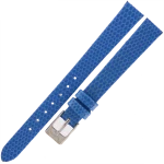 TEKLA J4A - 12mm - Jaszczurka - NIEBIESKI - Skórzany pasek do zegarka