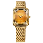 JOWISSA J8.776.M - FACET PRINCESS 25mm - Gold/Orange - Damski - Zegarek na bransolecie