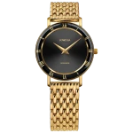 JOWISSA J2.288.M - ROMA 30mm - Gold/Black - Damski - Zegarek na bransolecie
