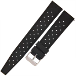 ROCHET Tropic - CZARNY - 20mm - Syntetyczny pasek do zegarka