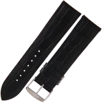 ROCHET Charleston - CZARNY - 22mm - Skórzany pasek do zegarka