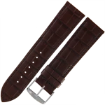 ROCHET Charleston - CIEMNY BRĄZ - 22mm - Skórzany pasek do zegarka