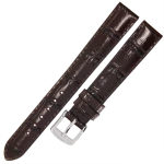ROCHET Yaounde - CIEMNY BRĄZ - 14mm - Skórzany pasek do zegarka