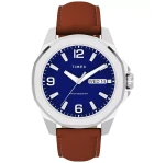 TIMEX TW2W92800 - Essex Day & Date - Męski - Zegarek na pasku