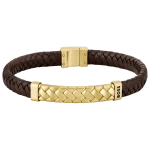 BOSS 1580675M - TAILORED - Męska - Bransoletka skórzana