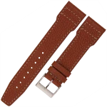 LAVVU Cut LSEAE22 - 22mm - ŚREDNI BRĄZ - Skórzany pasek do zegarka