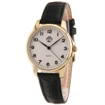 FUJI Time L7126QG - SILVER - Damski - Zegarek kwarcowy na pasku