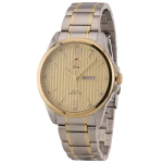 FUJI Time M6103QGS - GOLD - Męski - Zegarek kwarcowy na bransolecie