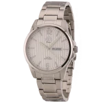 FUJI Time M6103QS - SILVER - Męski - Zegarek kwarcowy na bransolecie