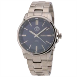 FUJI Time M7103QS - BLUE - Męski - Zegarek kwarcowy na bransolecie