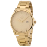 FUJI Time M7126QG - GOLD - Męski - Zegarek kwarcowy na bransolecie