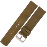 LAVVU Plain LSCUG20 - 20mm - ZIELONY - Skórzany pasek do zegarka