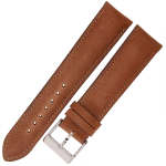 LAVVU Sport XL LSBXE22 - 22mm - ŚREDNI BRĄZ - Skórzany pasek do zegarka