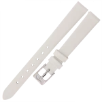 MARTA MG5 - 12mm - Gładki - BIAŁY - Skórzany pasek do zegarka