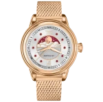 AVIATOR V.1.33.2.420.5 - Douglas Moonflight Gemstone Edition Silver Red Ruby - Damski - Zegarek na bransolecie
